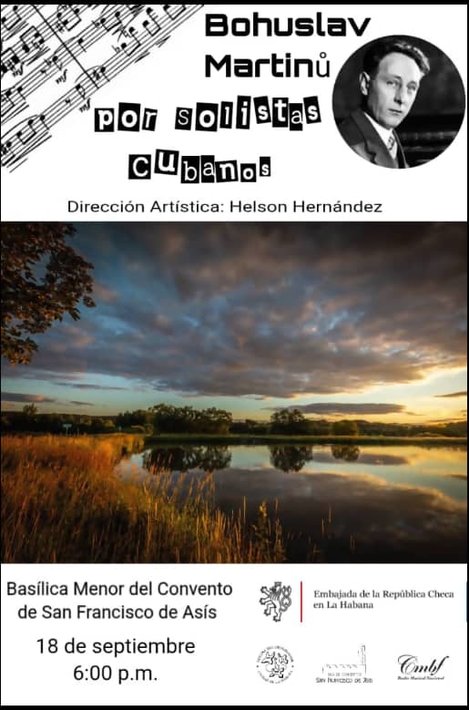 Solistas cubanos rinden homenaje al compositor checo Bohuslav Martinů