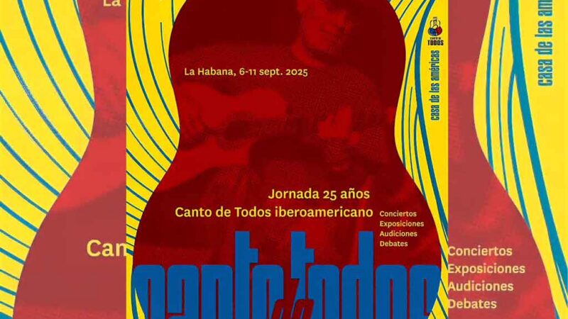 Jornada Canto de todos con actividades hoy en Casa de las Américas