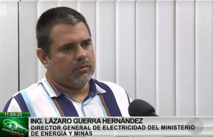 Sistema eléctrico nacional alcanza mil MW en menos de un día