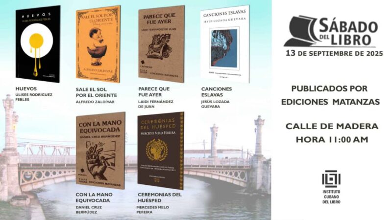 Ediciones Matanzas en el Sábado del libro