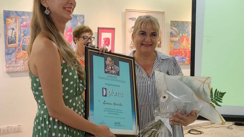 Homenaje a la bailarina Sadaise Arencibia en la Uneac