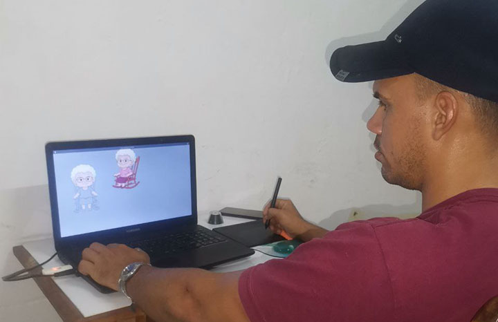 Realizan cortometraje animado sobre obra de Nersys Felipe