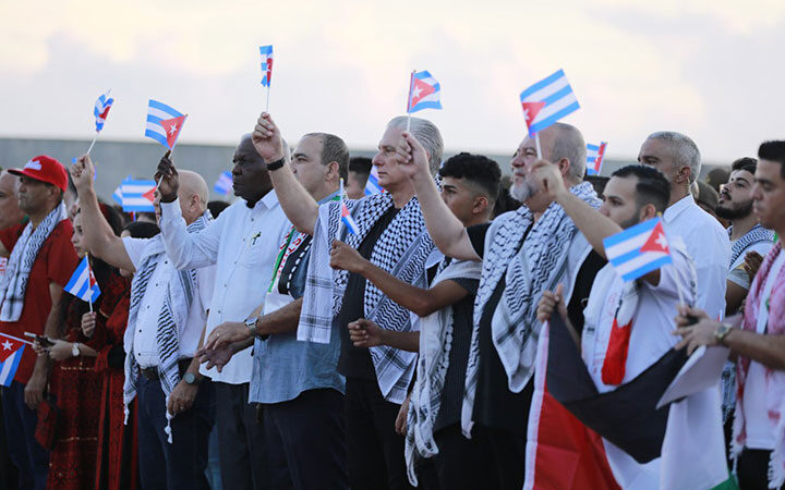 Cuba exige cese de la agresión imperialista contra Palestina