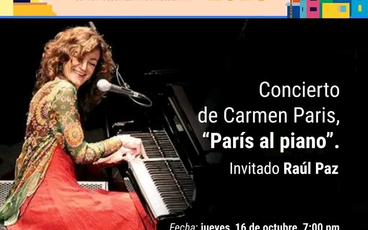 Invita Carmen París a su concierto este jueves en La Habana
