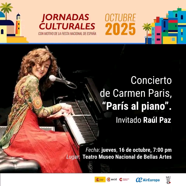 Invita Carmen París a su concierto este jueves en La Habana