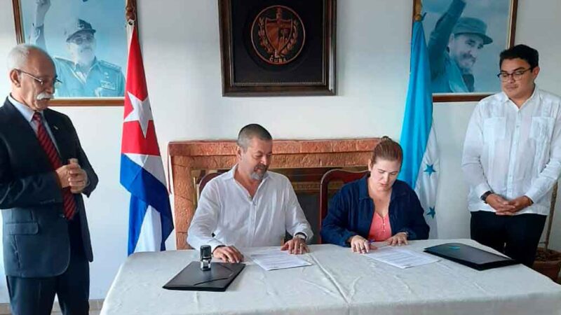 Suscriben Cuba y Honduras convenio de colaboración cinematográfica