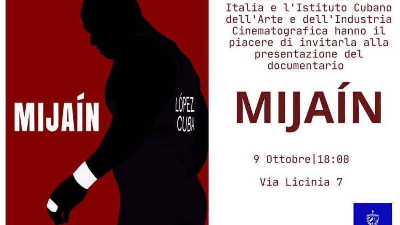 Presentan en Italia documental sobre la vida del pentacampeón olímpico cubano Mijaín López