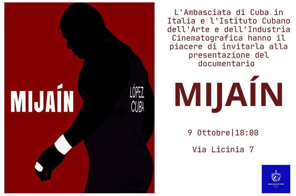 Presentan en Italia documental sobre la vida del pentacampeón olímpico cubano Mijaín López