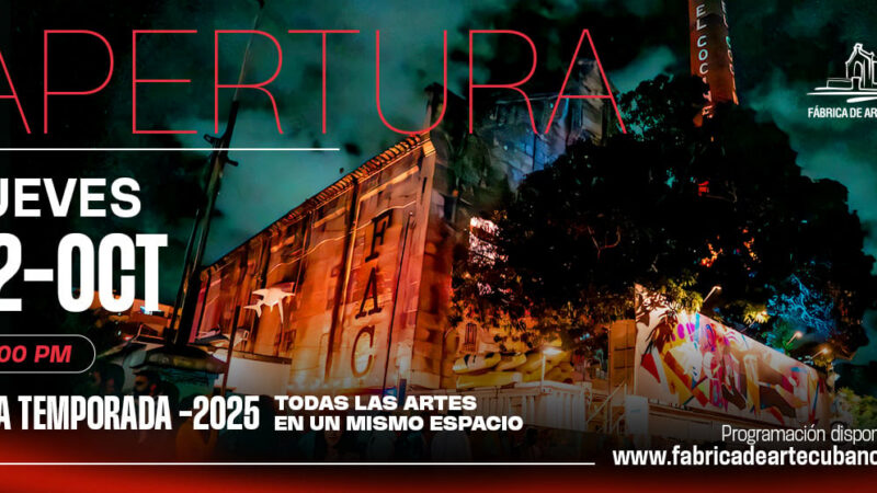 Inicia programación de Fábrica de Arte en su tercera temporada