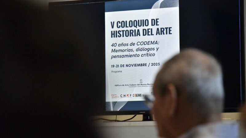 Sesiona en La Habana V Coloquio de Historia del Arte