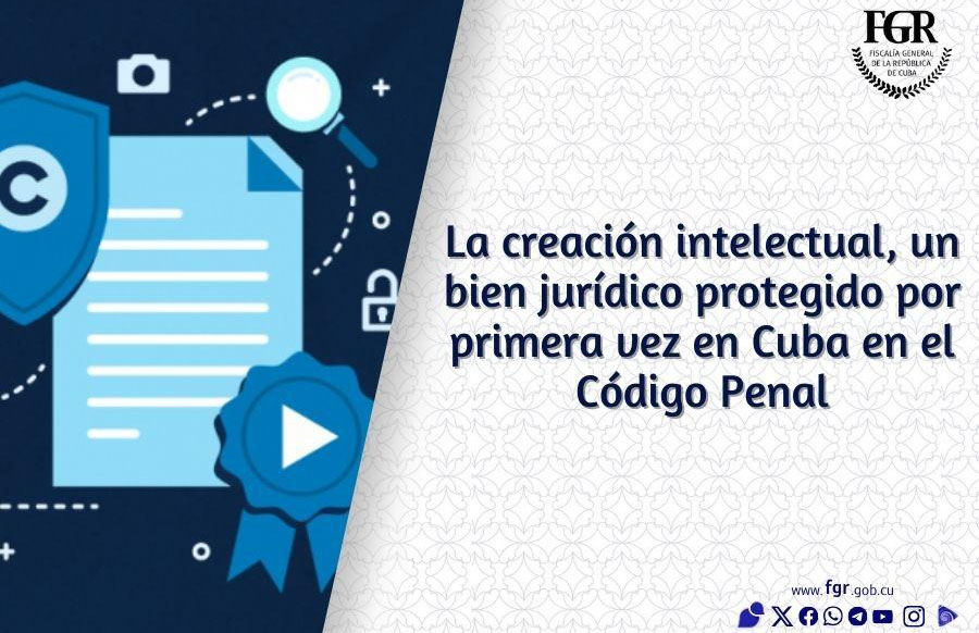 Fiscalía General promueve la defensa de la creación intelectual y el patrimonio