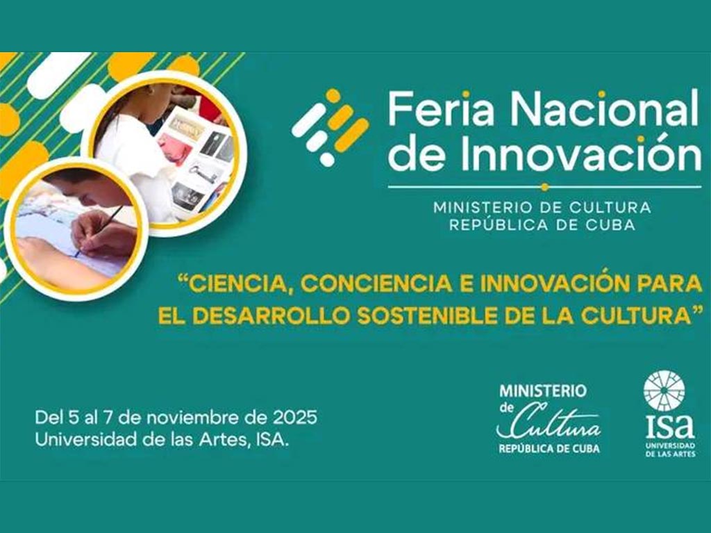 Sesiona  en la Universidad de las Artes I Feria de Innovación para el Desarrollo Cultural