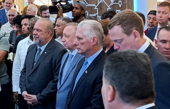 Asiste Díaz-Canel a la inauguración de la Feria Internacional de La Habana