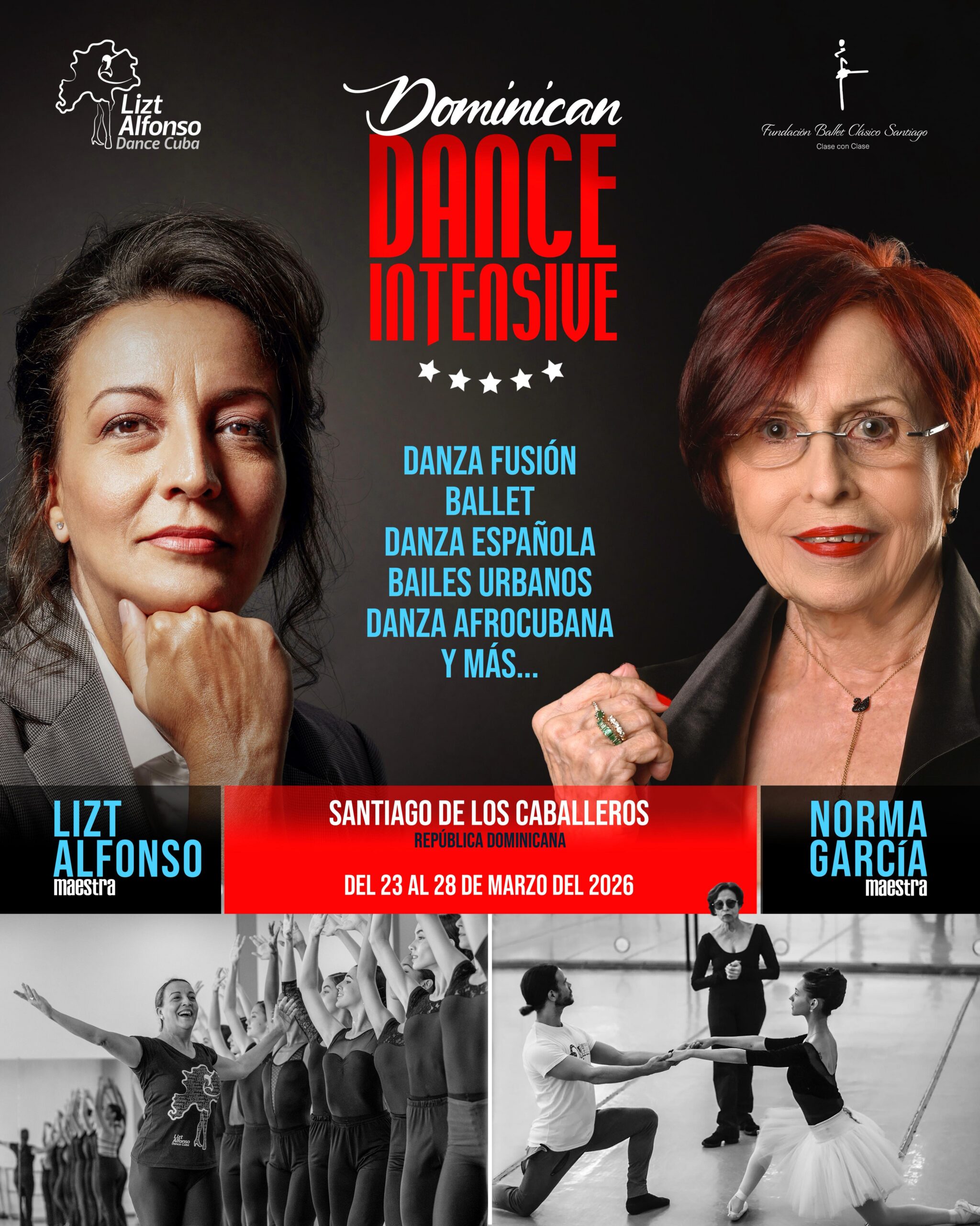 Lizt Alfonso Dance Cuba participa en organización de Dominican Dance Intensive