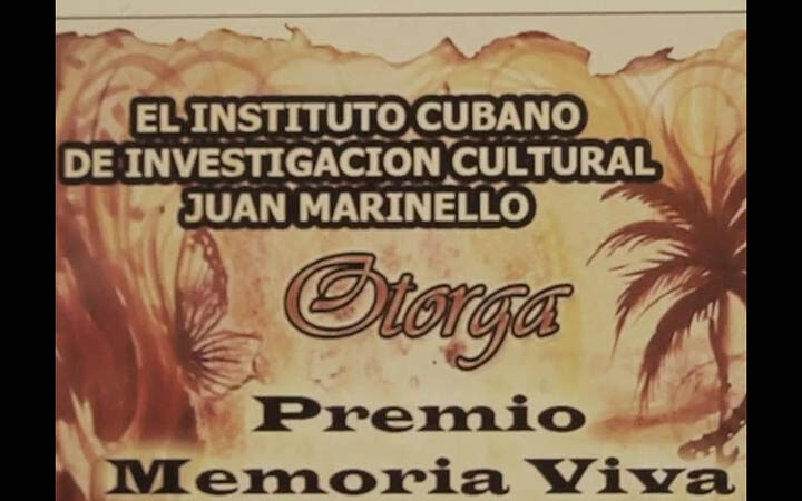 Otorgan Premio Memoria Viva 2025