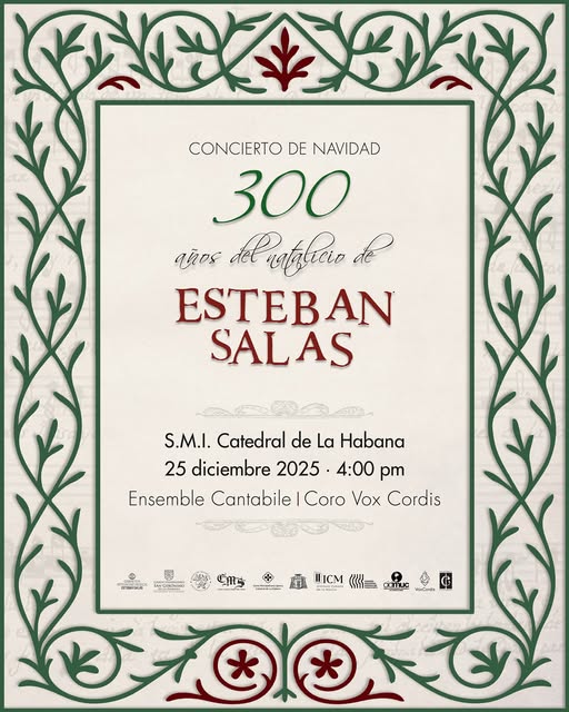 La herencia de Esteban Salas vuelve a sonar, concierto conmemorativo en su tricentenario