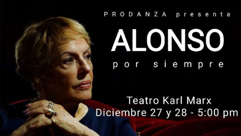 Ofrecerá compañía Laura Alonso homenaje a los pilares del ballet en Cuba