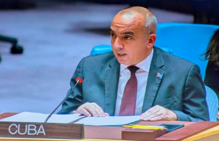 Alerta Cuba en ONU sobre escalada de agresiones contra Venezuela