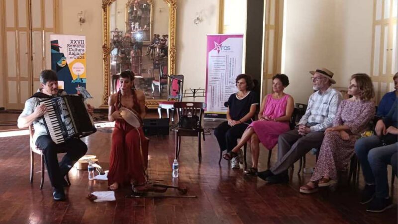 Espectáculo musical en el Teatro Sauto une a Cuba e Italia