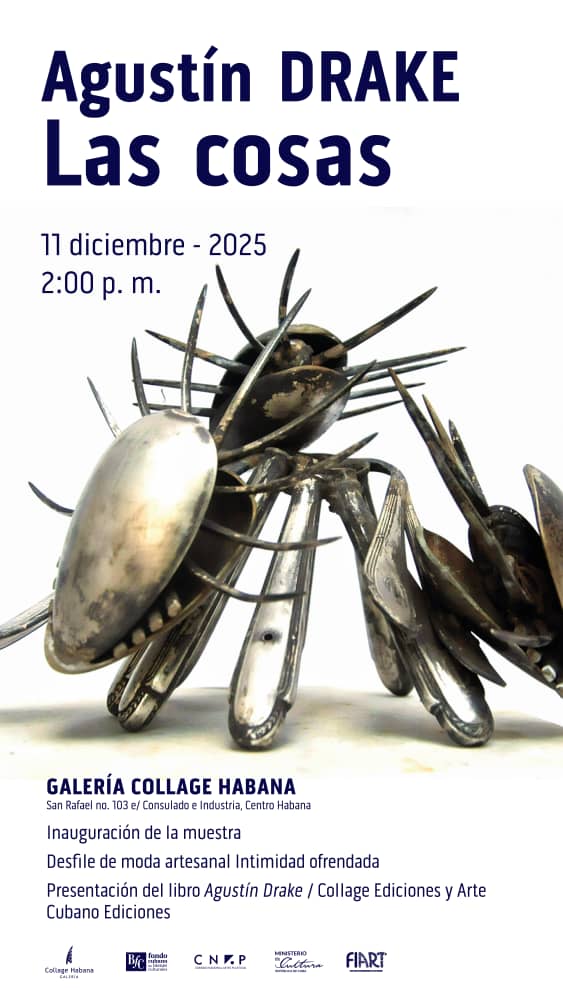 Galería Collage Habana inaugura exposición antológica Agustín Drake Las Cosas