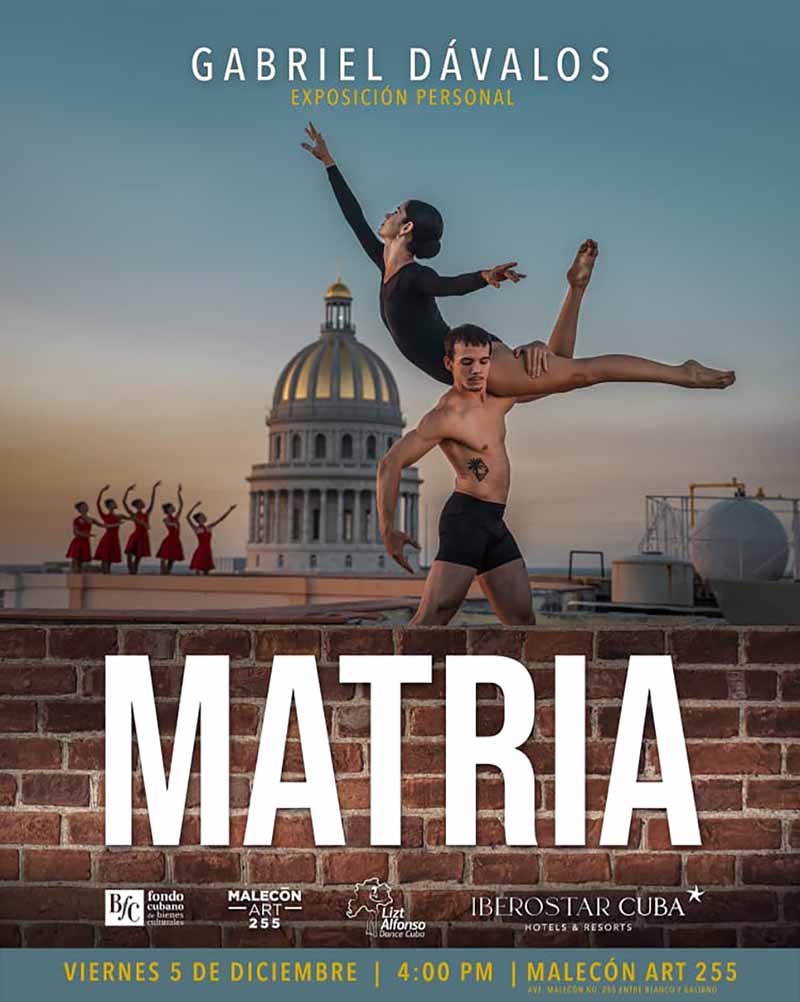 Inaugurarán exposición del fotógrafo Gabriel Dávalos sobre la danza en Cuba