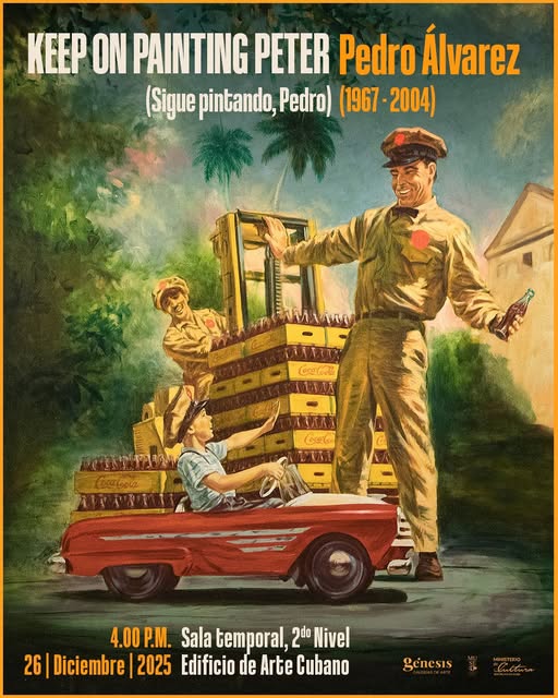 Inauguran muestra de Pedro Álvarez en Museo Nacional de Bellas Artes de Cuba