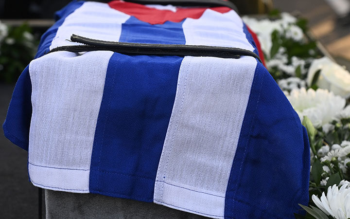 Acompaña Díaz-Canel sepelio de combatientes caídos en Venezuela