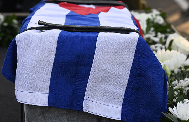 Acompaña Díaz-Canel sepelio de combatientes caídos en Venezuela