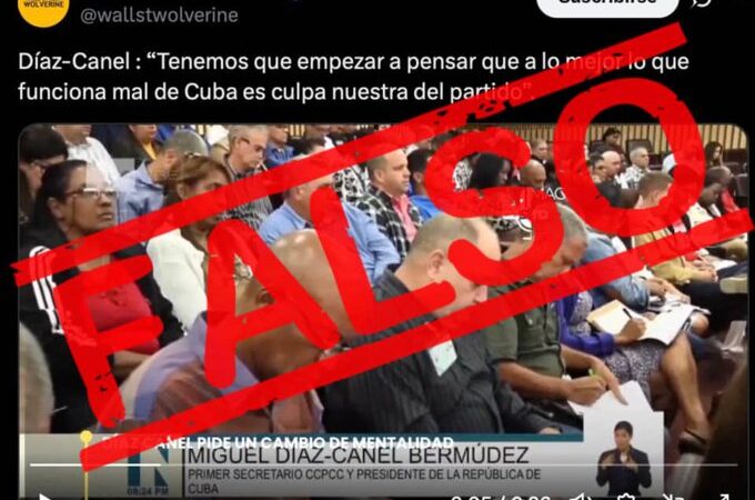 Cuba desmiente falsa atribución a Díaz-Canel por medio estadounidense