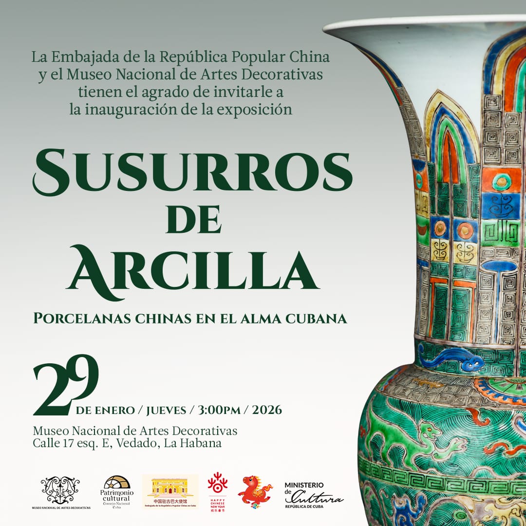 Exhibirán porcelanas chinas en Museo Nacional de Artes Decorativas de Cuba