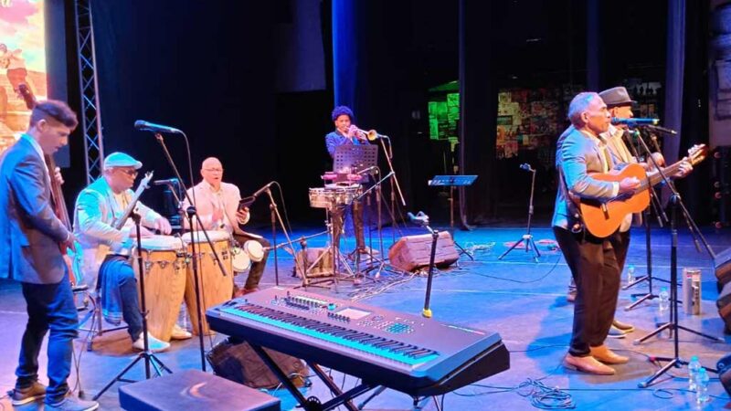 Septeto cubano Ecos del Tivolí cautiva a público de Colombia