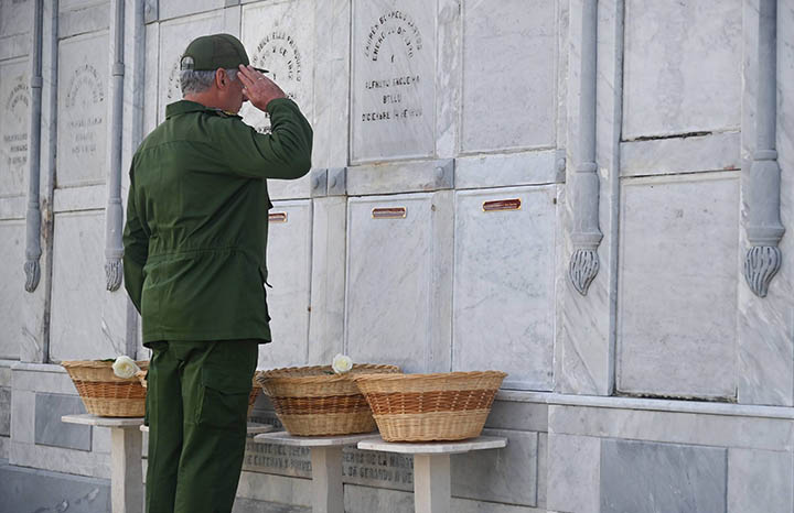 Acompaña Díaz-Canel sepelio de combatientes caídos en Venezuela