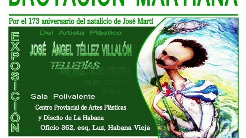 Artista cubano José Ángel Téllez dedica exposición a José Martí