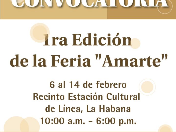 Para celebrar el Día del Amor y la Amistad, Primera edición de la Feria Amarte