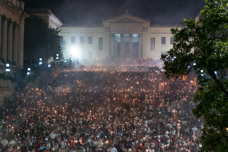 Marcha de las Antorchas este martes en Cuba