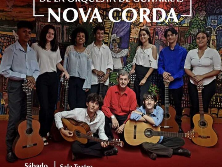 Anuncian concierto de la orquesta de guitarras Nova Corda