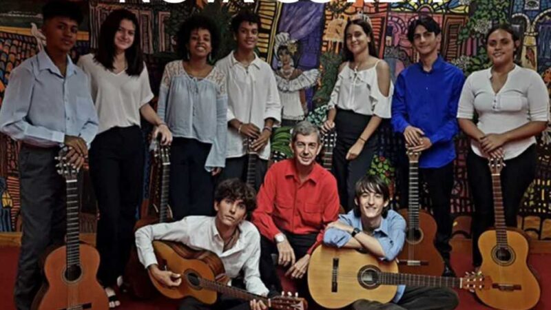 Anuncian concierto de la orquesta de guitarras Nova Corda