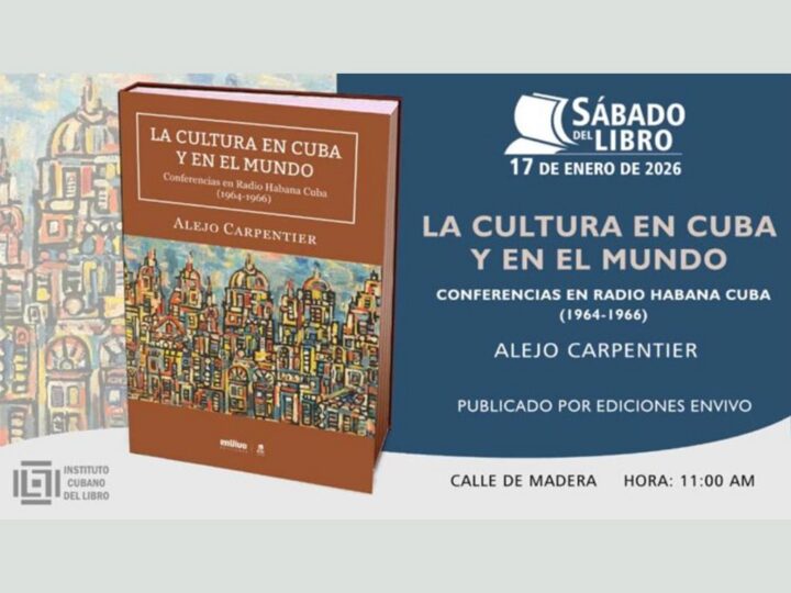 Sábado del Libro presentará texto de Alejo Carpentier