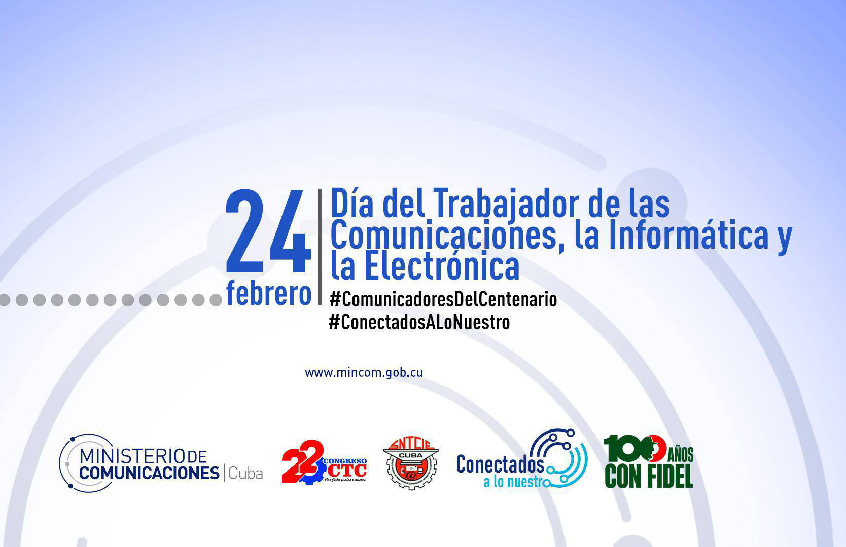 Celebra Mincom Día del Trabajador de las Comunicaciones y la Informática
