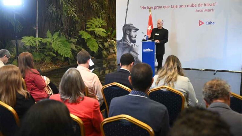 Denuncia presidente Díaz-Canel planes terroristas contra Cuba