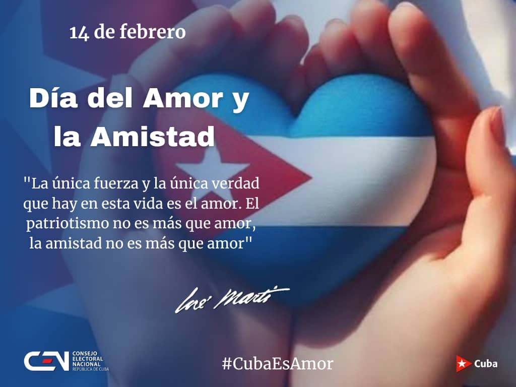 Cuba está en el supremo valor de un «Te Amo»