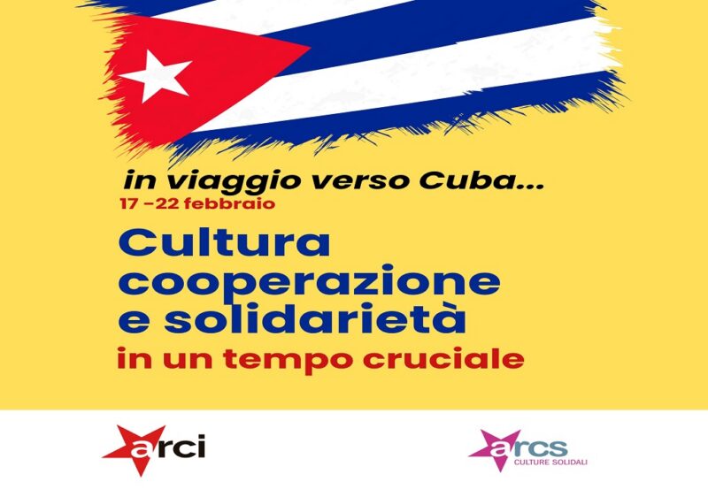 Inicia visita a Cuba delegación solidaria cultural y social italiana