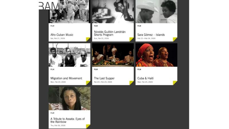 Muestra de cine cubano en Nueva York