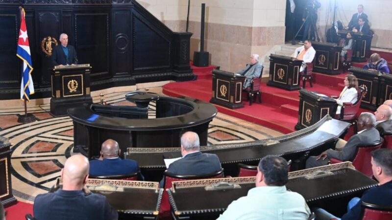 Discurso de Díaz-Canel por aniversario 50 del Poder Popular en Cuba