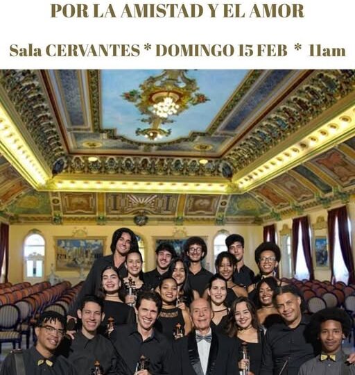Por el amor y la amistad, concierto de la Orquesta de Cámara Música Eterna