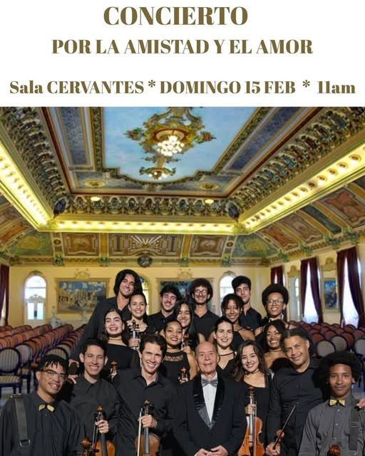 Por el amor y la amistad, concierto de la Orquesta de Cámara Música Eterna