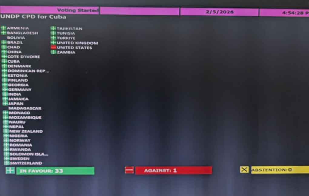 Cuba recibe apoyo internacional y de ONU, pese a bloqueo