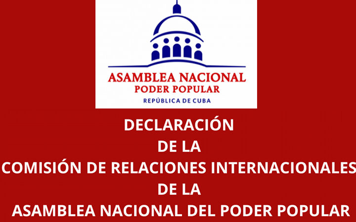 Condenan diputados cubanos agresión contra Irán