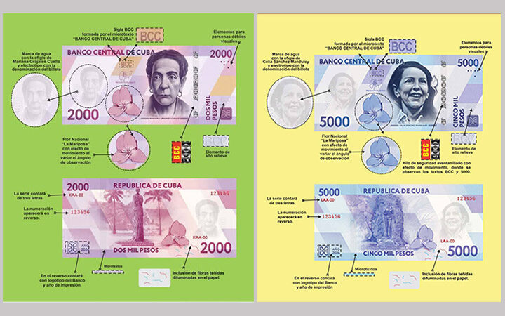 Circularán nuevos billetes de alta denominación
