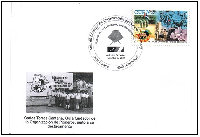 Celebrará el Círculo Filatélico de Cienfuegos aniversarios de la UJC y la OPJM